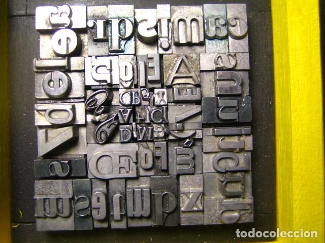 Antig&uuml;edades: IMPRENTA - CUADRO TIPOGRAFICO BICOLOR - UNICO - REF. NUM. 23 - Foto 4