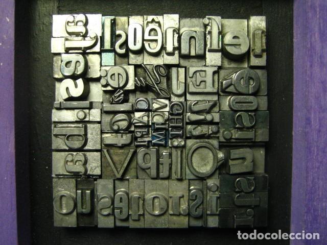 Antig&uuml;edades: IMPRENTA - CUADRO TIPOGRAFICO BICOLOR - UNICO - REF. NUM. 24 - Foto 4