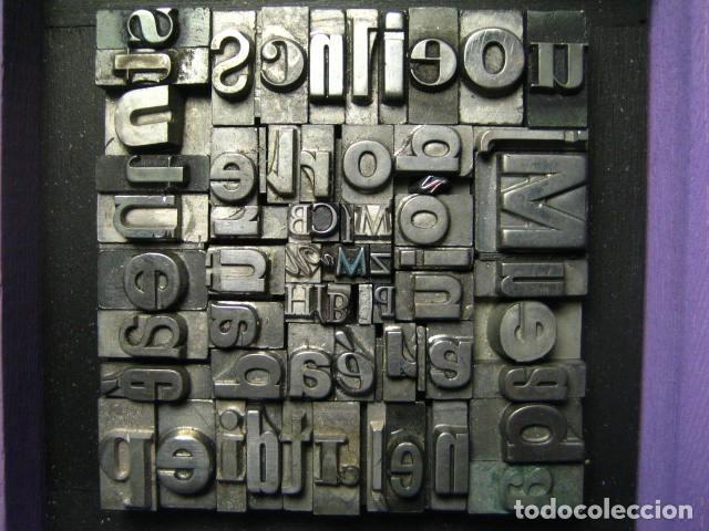 Antig&uuml;edades: IMPRENTA - CUADRO TIPOGRAFICO BICOLOR - UNICO - REF. NUM. 25 - Foto 4