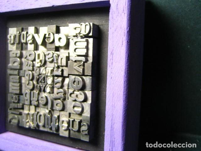 Antig&uuml;edades: IMPRENTA - CUADRO TIPOGRAFICO BICOLOR - UNICO - REF. NUM. 26 - Foto 2