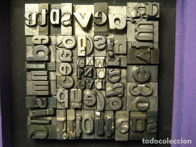 Antig&uuml;edades: IMPRENTA - CUADRO TIPOGRAFICO BICOLOR - UNICO - REF. NUM. 26 - Foto 4