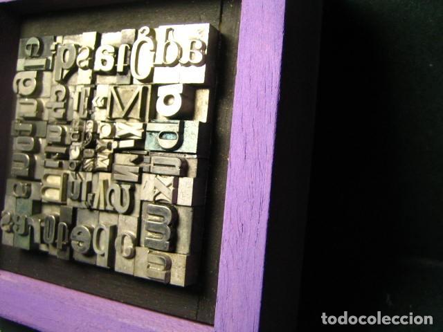Antig&uuml;edades: IMPRENTA - CUADRO TIPOGRAFICO BICOLOR - UNICO - REF. NUM. 28 - Foto 2