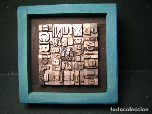 Antig&uuml;edades: IMPRENTA - CUADRO TIPOGRAFICO BICOLOR - UNICO - REF. NUM. 29 - Foto 1