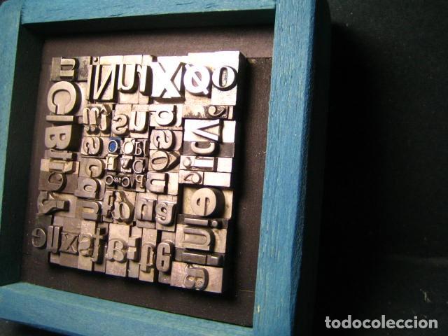 Antig&uuml;edades: IMPRENTA - CUADRO TIPOGRAFICO BICOLOR - UNICO - REF. NUM. 29 - Foto 2