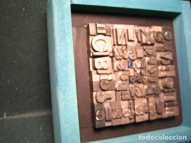 Antig&uuml;edades: IMPRENTA - CUADRO TIPOGRAFICO BICOLOR - UNICO - REF. NUM. 29 - Foto 3