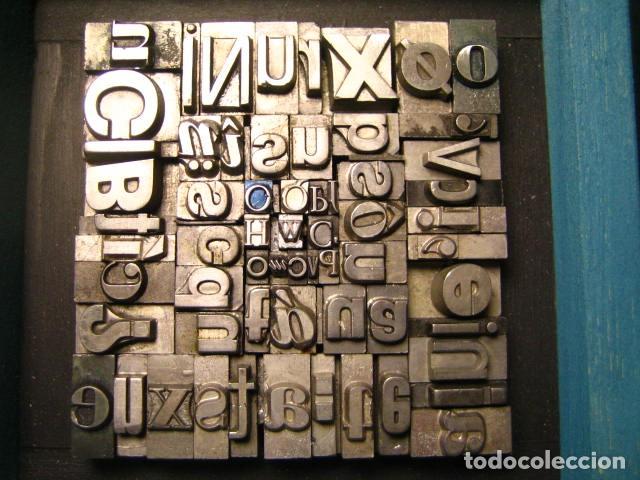 Antig&uuml;edades: IMPRENTA - CUADRO TIPOGRAFICO BICOLOR - UNICO - REF. NUM. 29 - Foto 4