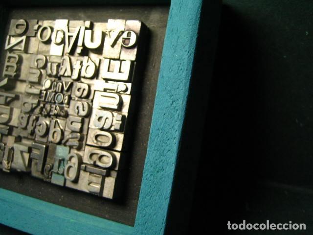 Antig&uuml;edades: IMPRENTA - CUADRO TIPOGRAFICO BICOLOR - UNICO - REF. NUM. 30 - Foto 2