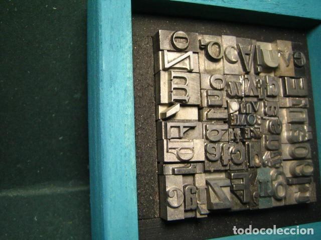 Antig&uuml;edades: IMPRENTA - CUADRO TIPOGRAFICO BICOLOR - UNICO - REF. NUM. 30 - Foto 3