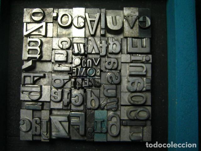 Antig&uuml;edades: IMPRENTA - CUADRO TIPOGRAFICO BICOLOR - UNICO - REF. NUM. 30 - Foto 4