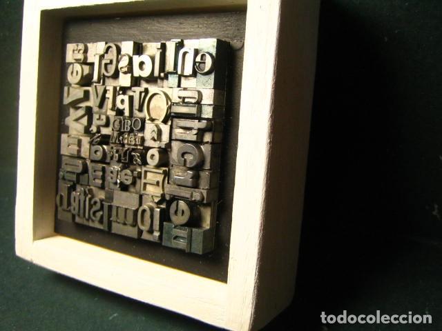 Antig&uuml;edades: IMPRENTA - CUADRO TIPOGRAFICO BICOLOR - UNICO - REF. NUM. 35 - Foto 2