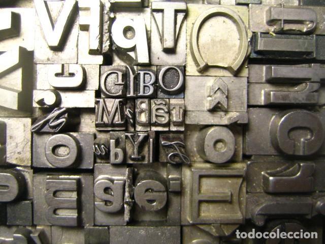 Antig&uuml;edades: IMPRENTA - CUADRO TIPOGRAFICO BICOLOR - UNICO - REF. NUM. 35 - Foto 5