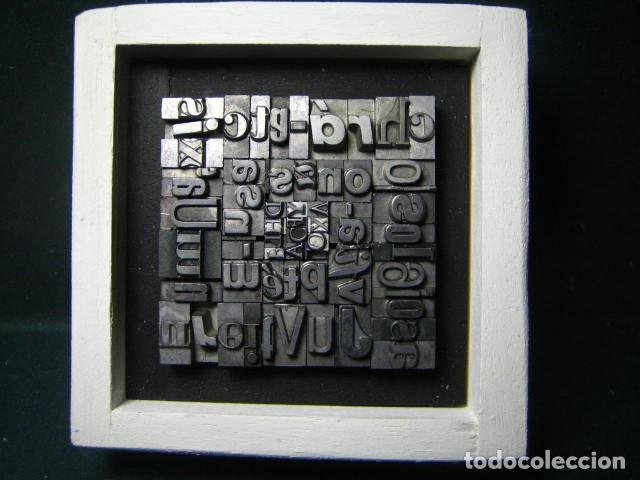 Antig&uuml;edades: IMPRENTA - CUADRO TIPOGRAFICO BICOLOR - UNICO - REF. NUM. 36 - Foto 1