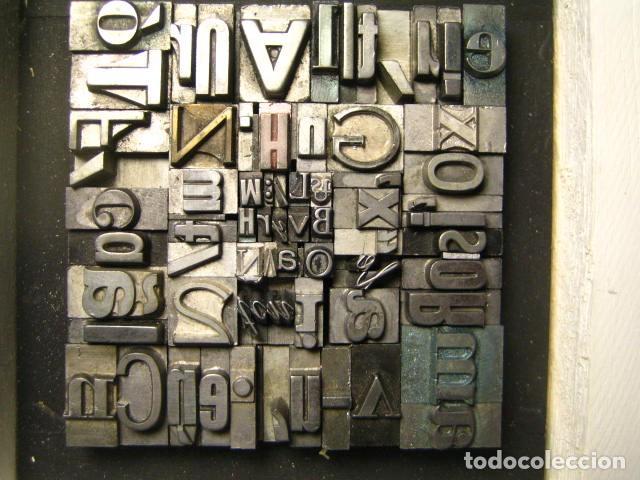 Antig&uuml;edades: IMPRENTA - CUADRO TIPOGRAFICO BICOLOR - UNICO - REF. NUM. 37 - Foto 4