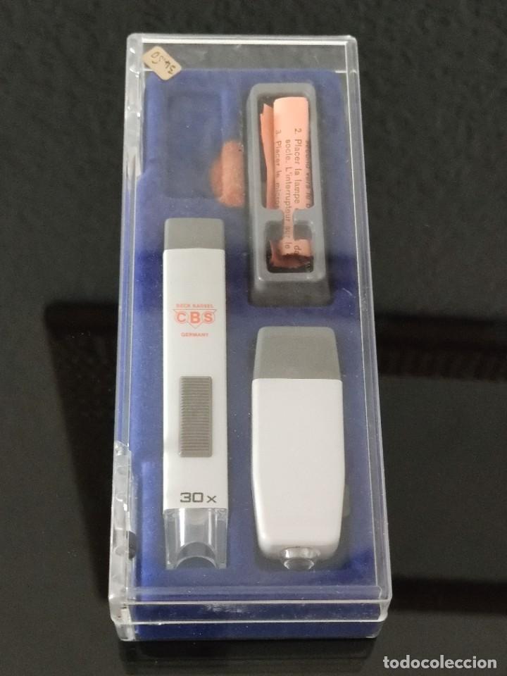 Antig&uuml;edades: MICROSCOPIO DE BOLSILLO CBS ALEMAN, INCREIBLE ESTADO, COMO NUEVO, FUNCIONANDO. - Foto 1