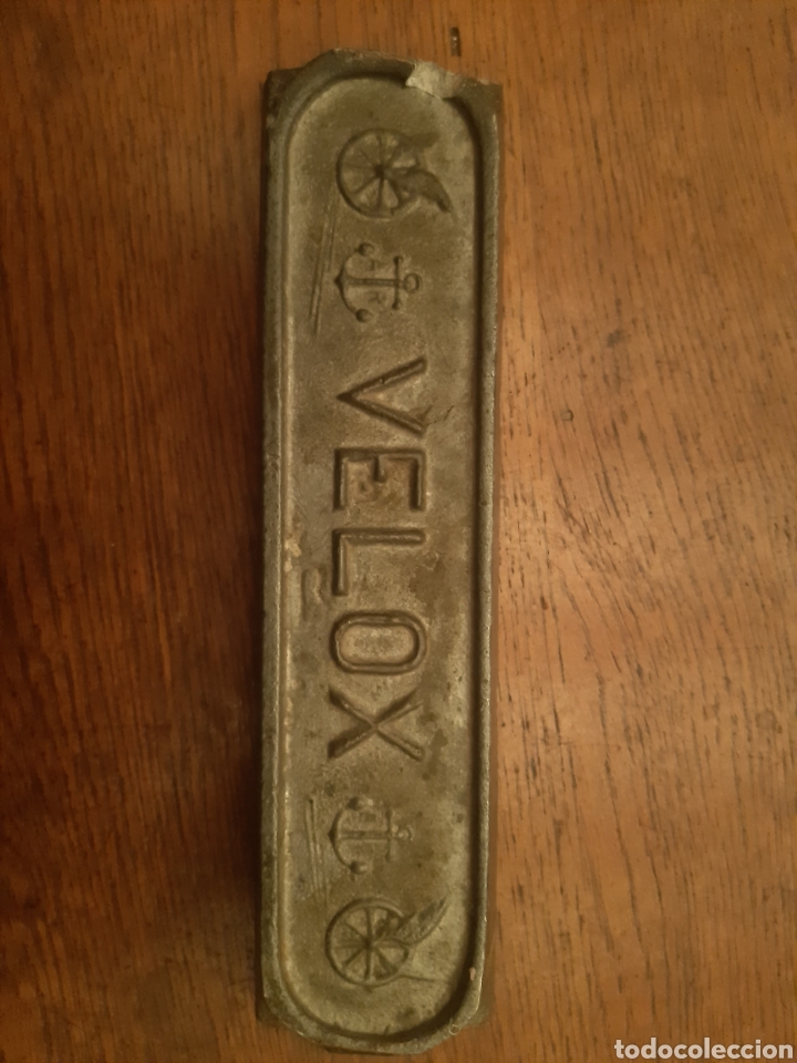 Antig&uuml;edades: Esta&ntilde;o antiguo 2 kg velox - Foto 1