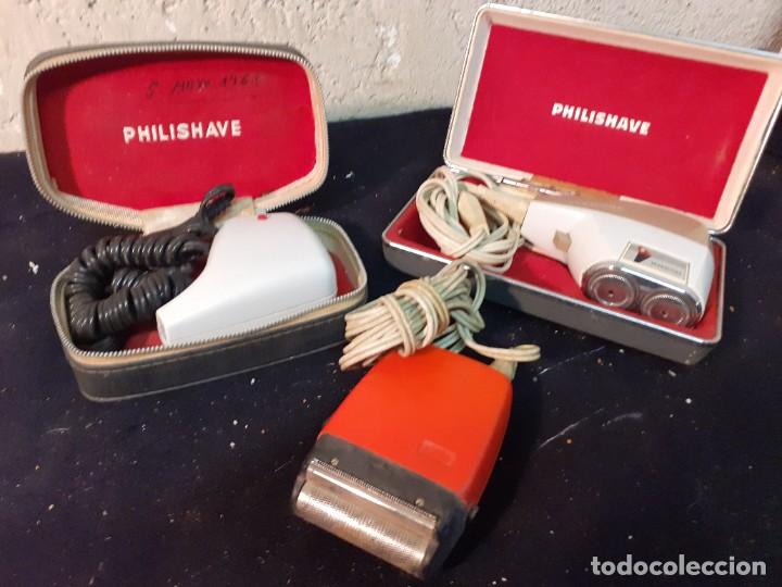 Antig&uuml;edades: Lote afeitadoras Philishave y Braun - Foto 1