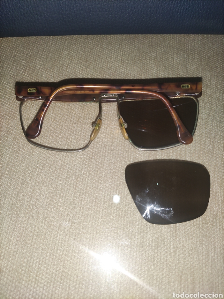Antig&uuml;edades: Antiguas gafas Hexagone de sol. - Foto 4