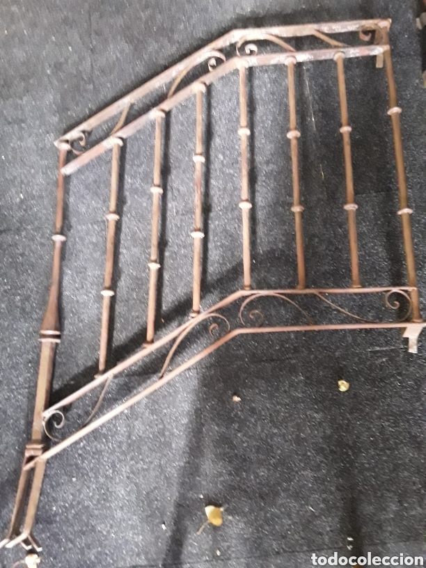 Antig&uuml;edades: Barandilla de escalera en forja ( pareja ) - Foto 10