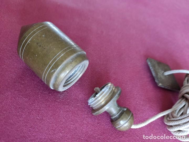 antigua plomada de bronce o latón de albañil he - Compra venta en  todocoleccion