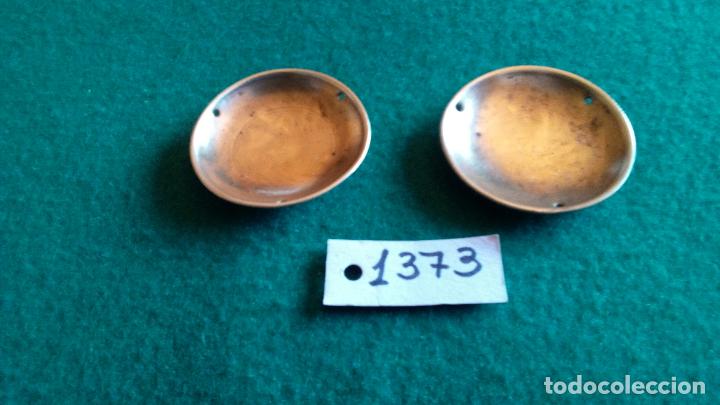 Antig&uuml;edades: PLATOS PARA BALANZA PESA MONEDAS - Foto 1