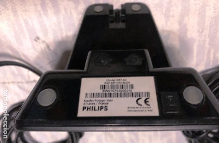 Tel&eacute;fonos: Tel&eacute;fono Philips modelo SE140, con cargador y base. - Foto 2