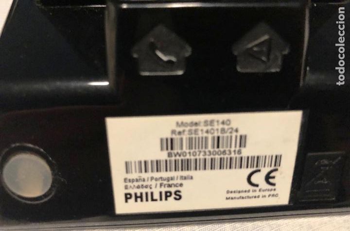 Tel&eacute;fonos: Tel&eacute;fono Philips modelo SE140, con cargador y base. - Foto 3