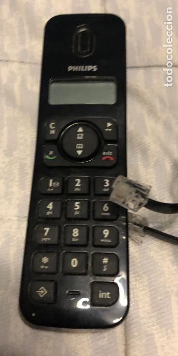 Tel&eacute;fonos: Tel&eacute;fono Philips modelo SE140, con cargador y base. - Foto 5