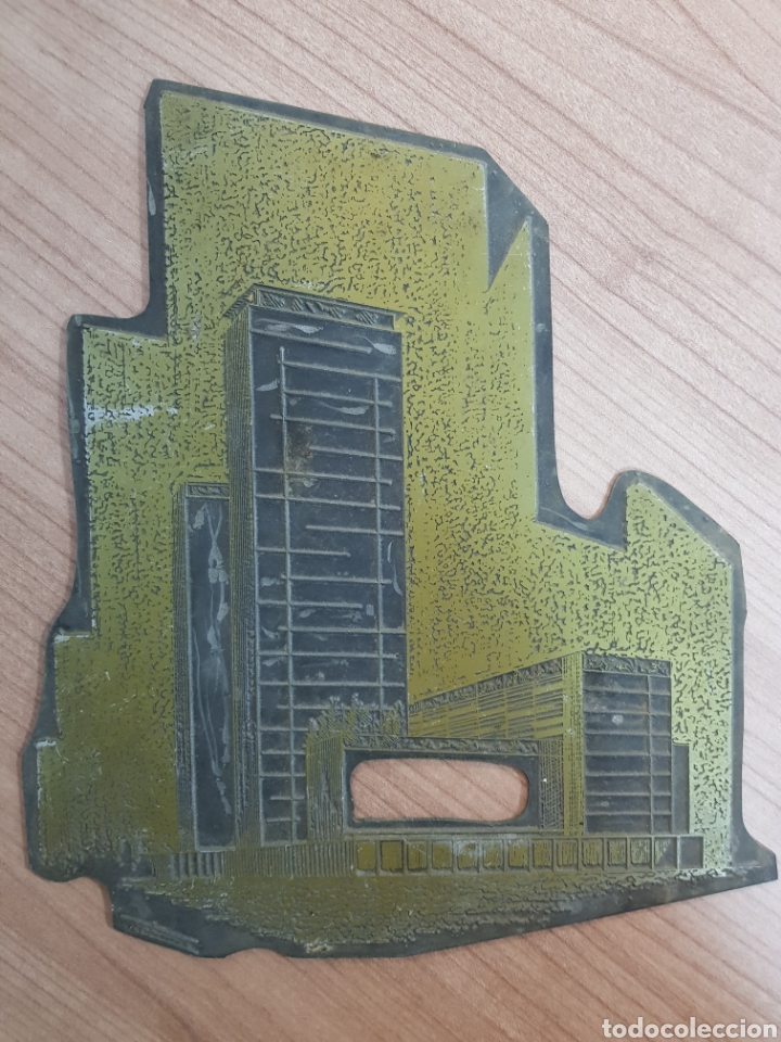Antig&uuml;edades: ANTIGUA PLACA DE IMPRENTA. - Foto 1
