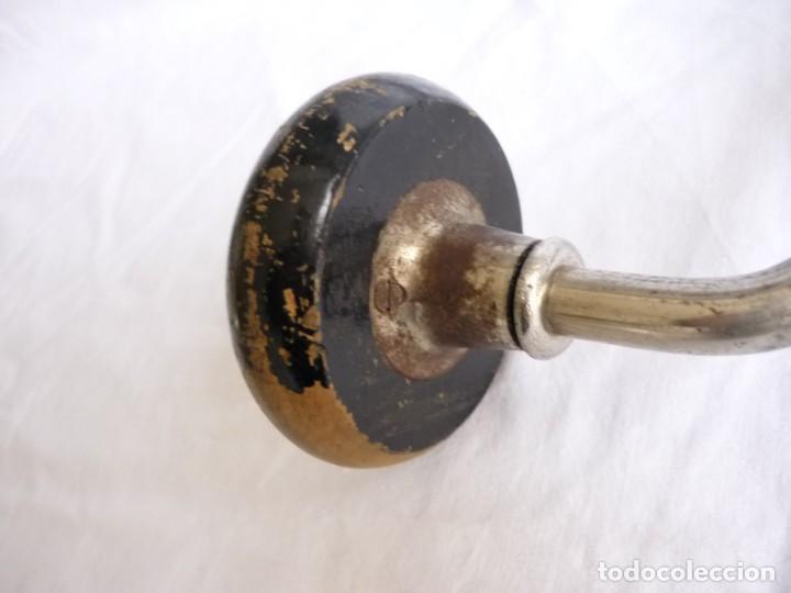 Antig&uuml;edades: Antiguo berbiqui taladradora manual Eibar, madera e hierro - Foto 8