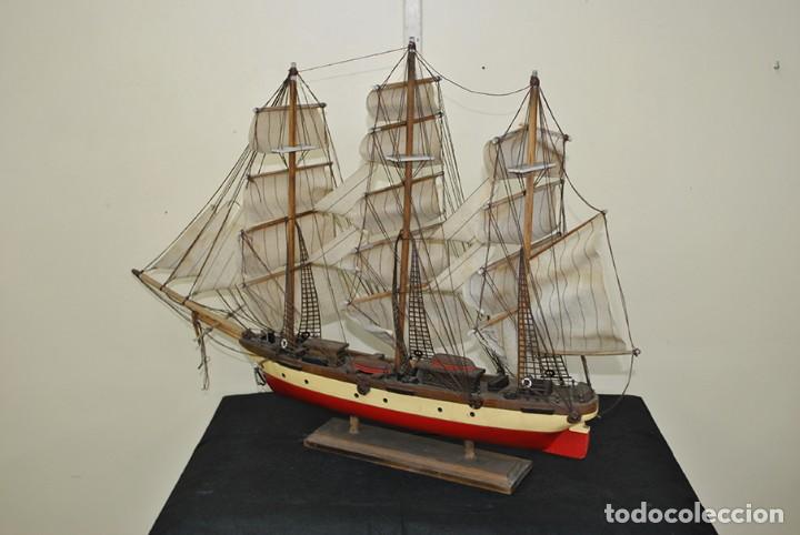 Antig&uuml;edades: MAQUETA NAVAL BARCO CLIPPER - Foto 2