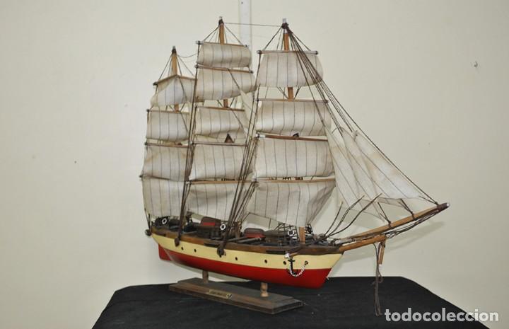 Antig&uuml;edades: MAQUETA NAVAL BARCO CLIPPER - Foto 6