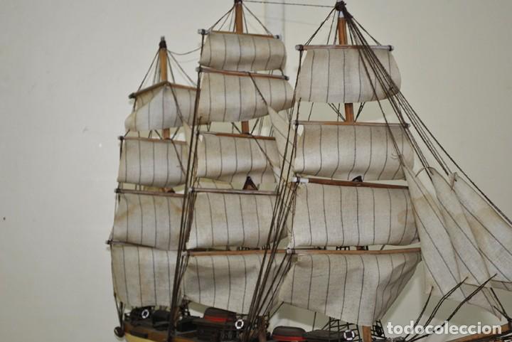 Antig&uuml;edades: MAQUETA NAVAL BARCO CLIPPER - Foto 7