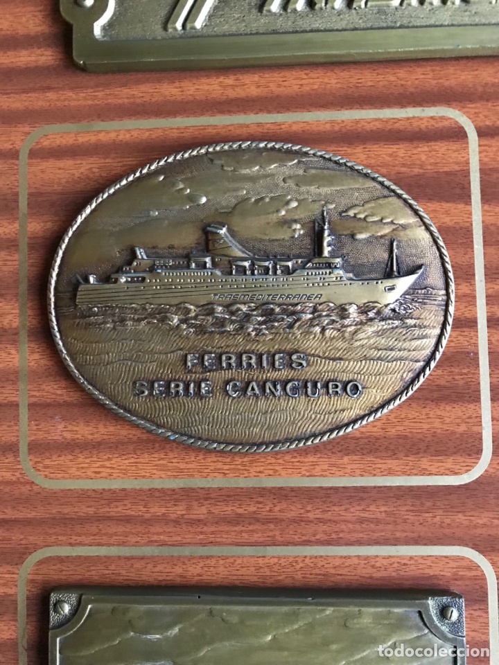 Antig&uuml;edades: Cuadro historia Naviera Transmediterranea. - Foto 6