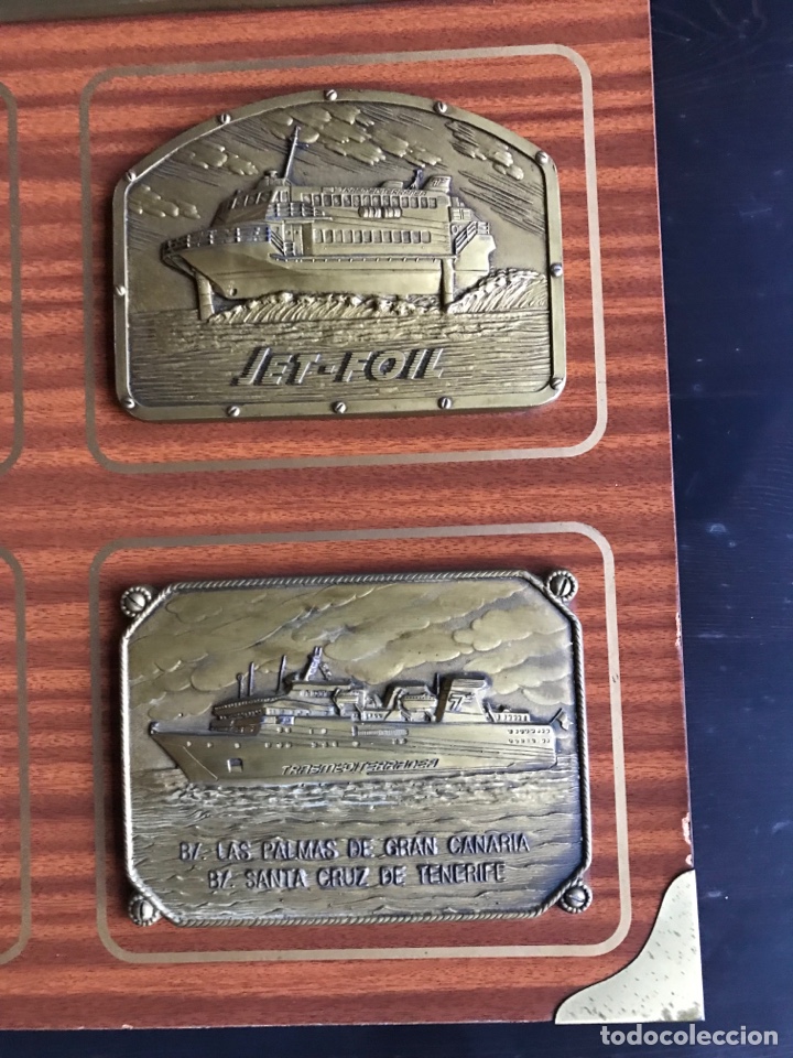 Antig&uuml;edades: Cuadro historia Naviera Transmediterranea. - Foto 8