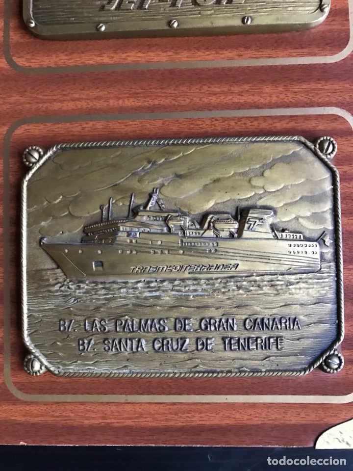 Antig&uuml;edades: Cuadro historia Naviera Transmediterranea. - Foto 20