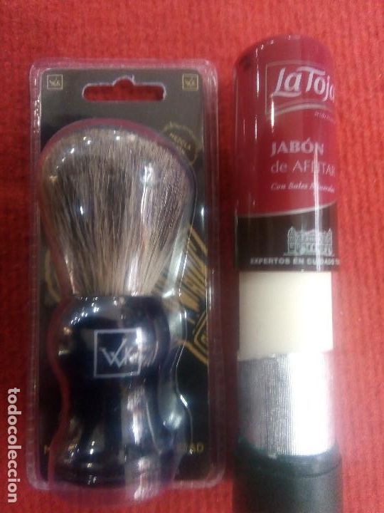 Antig&uuml;edades: BROCHA AFEITAR Y JAB&Oacute;N. - Foto 1