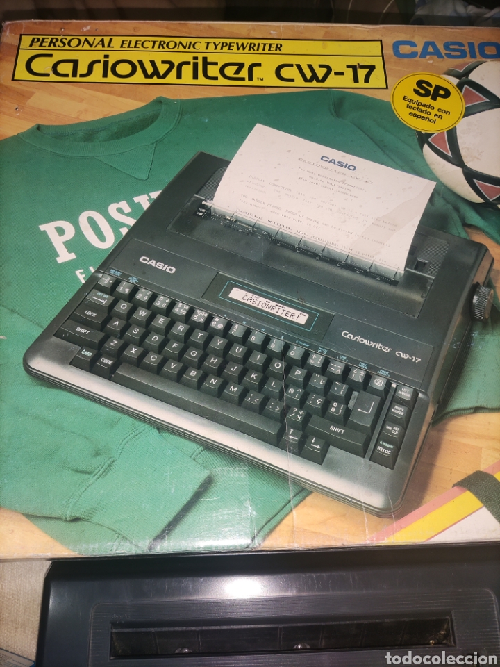 Antig&uuml;edades: Maquina de escribir Casio.....Taras... - Foto 1