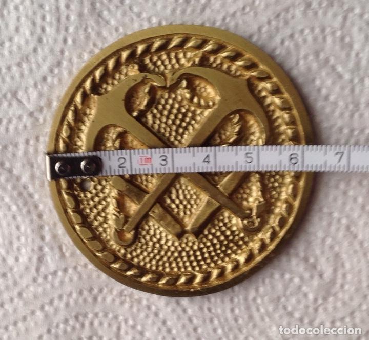 Antig&uuml;edades: PLACA BRONCE ANCLAS BARCO PARA ATORNILLAR - Foto 4