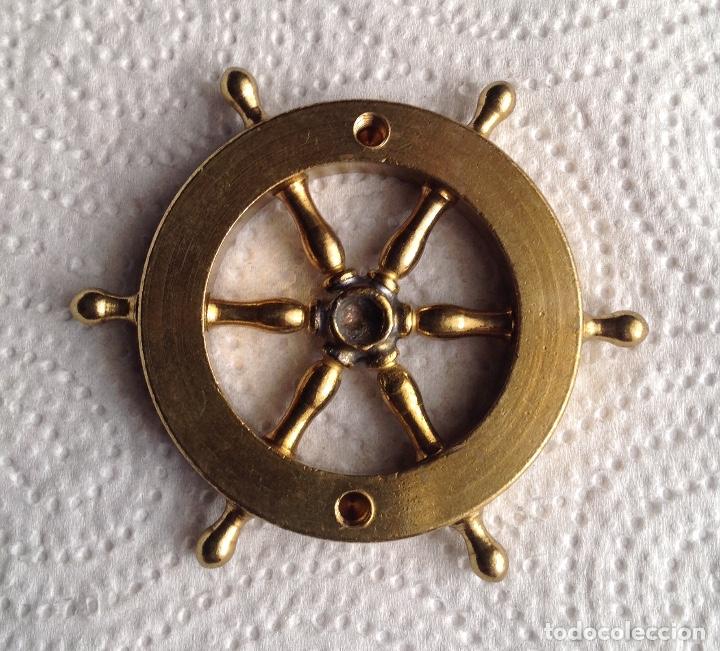 Antig&uuml;edades: ANTIGUO TIM&Oacute;N DE BRONCE DE BARCO - Foto 2