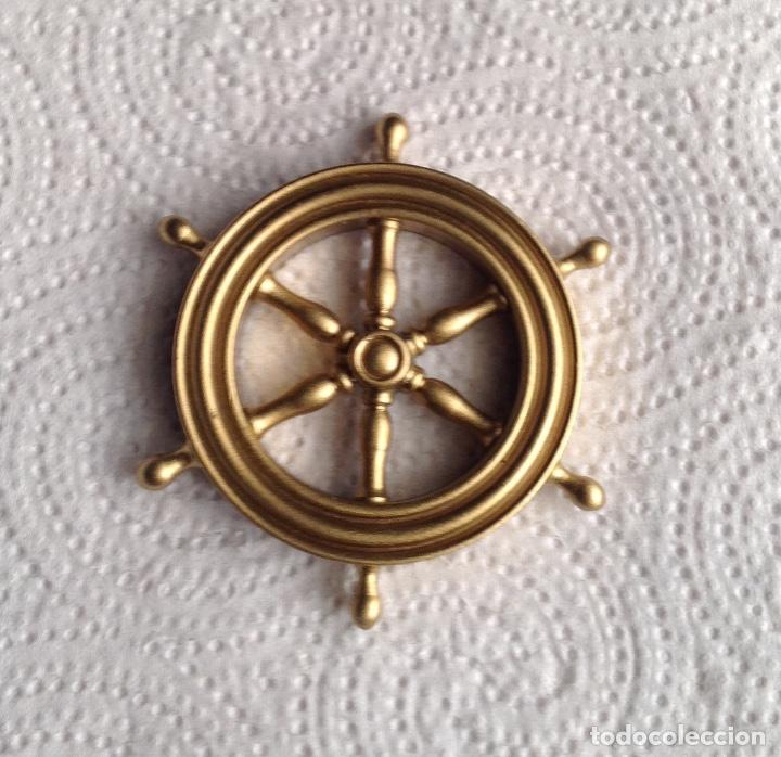 Antig&uuml;edades: ANTIGUO TIM&Oacute;N DE BRONCE DE BARCO - Foto 4
