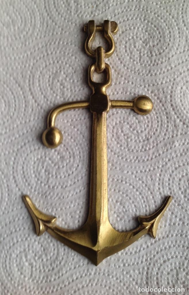 Antig&uuml;edades: ANTIGUO ANCLA EN BRONCE PARA ATORNILLAR - Foto 5