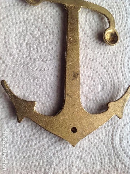 Antig&uuml;edades: ANTIGUO ANCLA EN BRONCE PARA ATORNILLAR - Foto 8