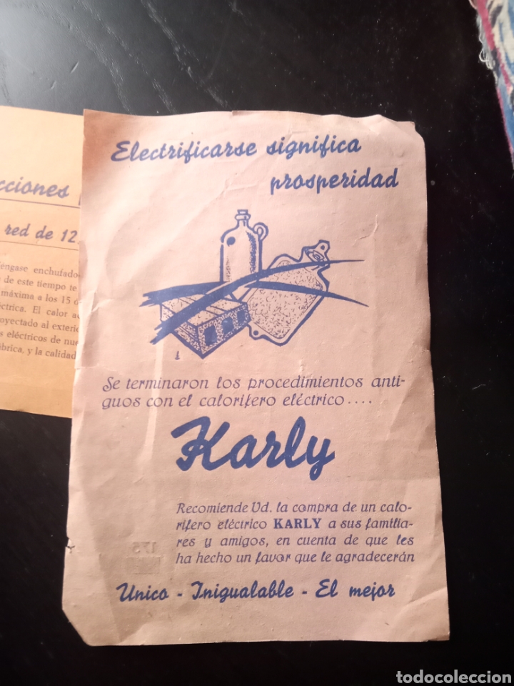 Antig&uuml;edades: Calor&iacute;fico electrico Karly - Foto 7
