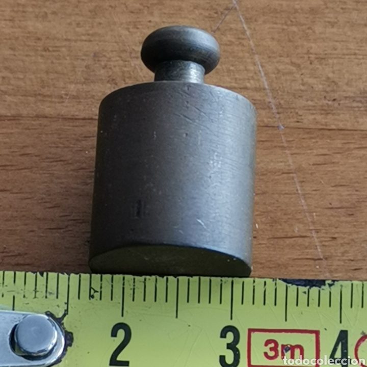 Antig&uuml;edades: Peso de bronce de 25grs, para balanza - Foto 5