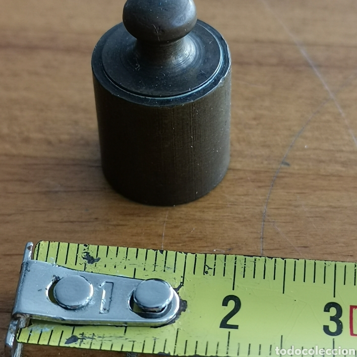 Antig&uuml;edades: Peso de bronce de 25grs, para balanza - Foto 1