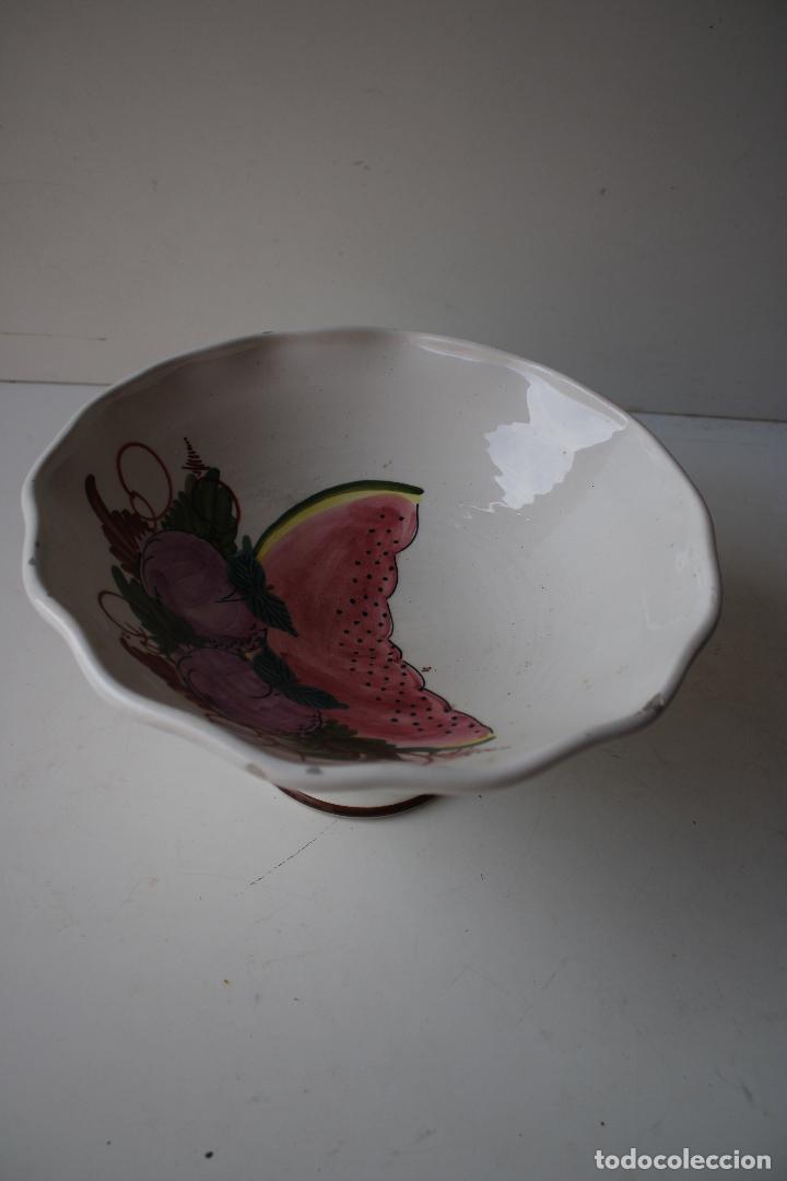 Antig&uuml;edades: antiguo frutero de ceramica - Foto 3