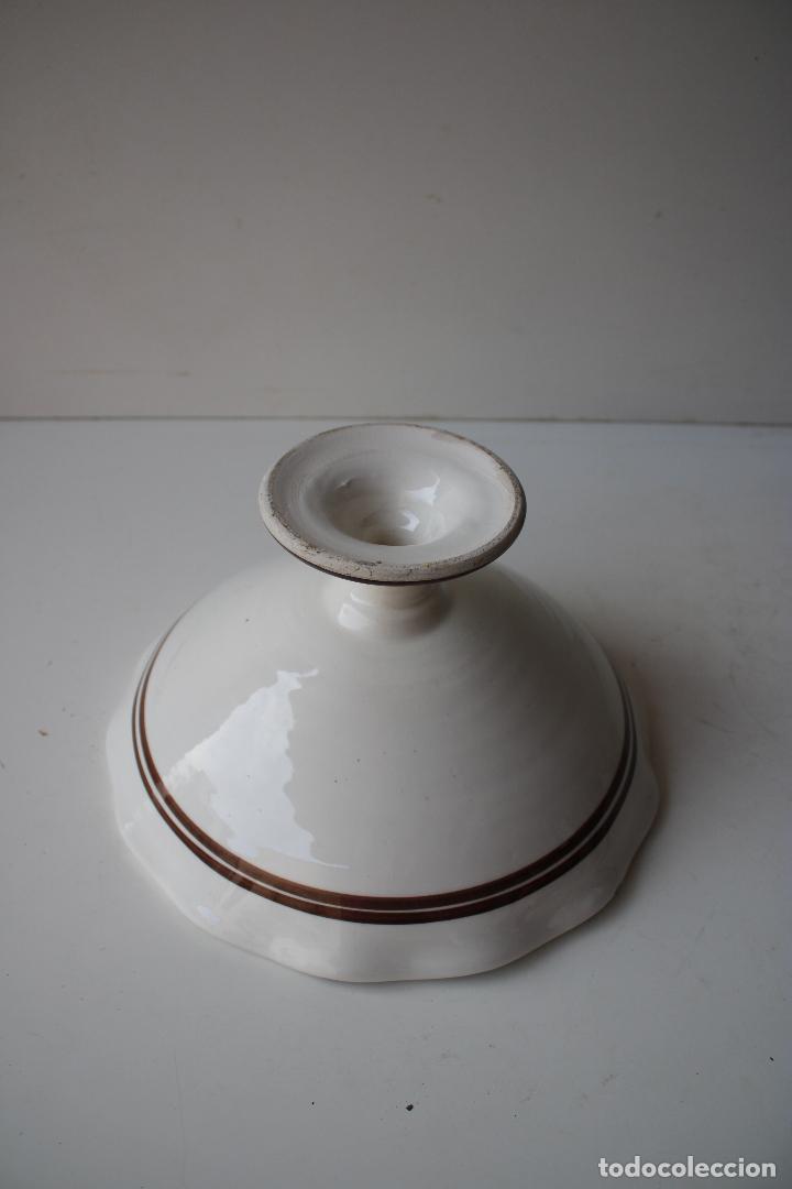 Antig&uuml;edades: antiguo frutero de ceramica - Foto 4