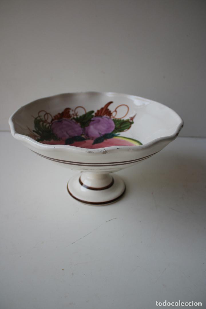Antig&uuml;edades: antiguo frutero de ceramica - Foto 1