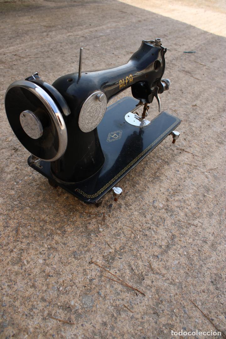 Antig&uuml;edades: antigua maquina de coser alfa - Foto 3