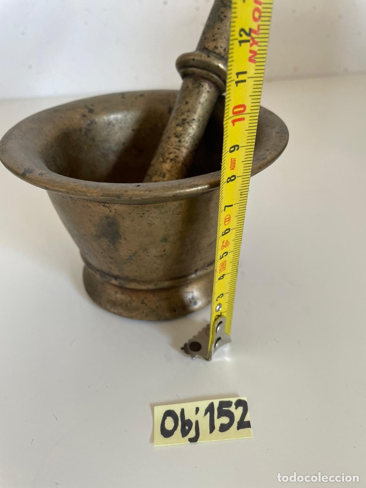 Antig&uuml;edades: Almirez antiguo siglo XIX - Foto 3